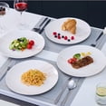 thumbnail image 5 of Porcelain Dinner Plates, 10.5 Inch Plates Set of 6, Orange, 5 of 8