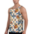 thumbnail image 2 of Pofeuu Butterflies Wild Insect Print Men's Workout Tank Tops Sleeveless Muscle Gym Shirt Quick Dry-3X-Large, 2 of 7