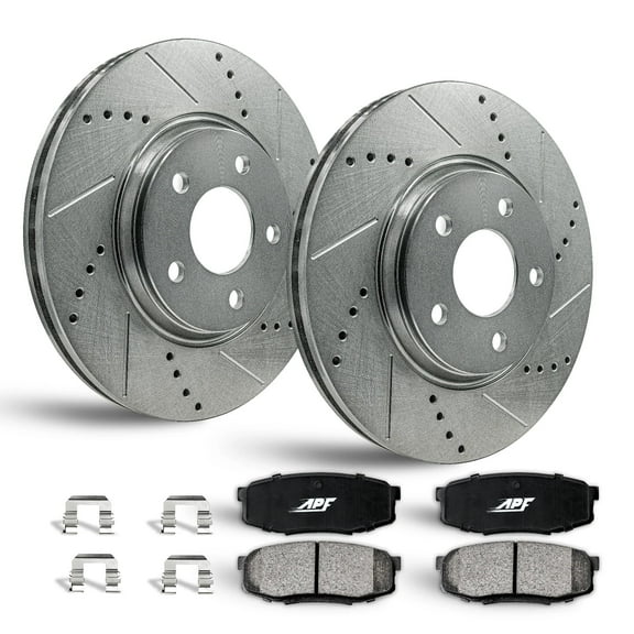 APF Front Brake Kit Rotors and Pads for Hyundai Elantra 2017-2020