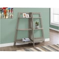 thumbnail image 5 of JERFIT 3-Tier Industrial Bookshelf Ladder Shelf, 48"h Taupe Bookcase with Open Shelves for Living Room, Office, Bedroom, 5 of 6
