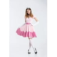thumbnail image 3 of Cosplay Life Women's Princess Peach Complete Cosplay Costume with Lace-Detailed Dress and Gloves (L), 3 of 3