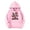 Pink, variant on 100 Days of School Sweatshirt for Kids - Boys Girls Letter Graphic Long Sleeve Preppy Back to School Hoodie