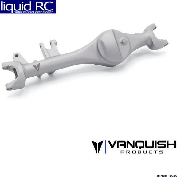 Vanquish Products F10T Aluminum Front Axle Housing - Clear Anodized VPS08631 Electric Car/Truck Option Parts