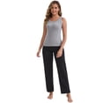 thumbnail image 5 of DARING DIVA Women's Breastfeeding Scoop Neck Undershirts Tank Tops L Light Gray, 5 of 6