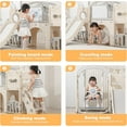 thumbnail image 5 of 12-in-1 Indoor Playground Slide Set Durable Eco-Friendly for Ages 1-6, 5 of 7