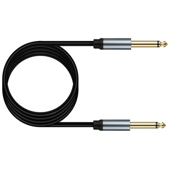 6.35mm to 6.35mm Instrument Cable 6.35mm 1/4" Male TS to 6.35mm 1/4" Male Cord