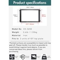 IGT Top Grill Frame Black -3650