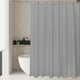 thumbnail image 4 of Cortina de ducha impermeable de color liso | Cortina de baño de poliéster con ganchos | Diseño moderno de 180 x 200 cm para bañera y baño, 4 of 6