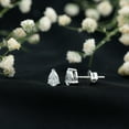 thumbnail image 4 of Rosec Jewels Lab Created Diamond Stud Earrings - 4X6 mm - Solitaire Teardrop Earrings Women - EF-VS Grade, 18K White Gold, 4 of 9