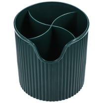 SEWCHICS Plastic Makeup Brush Organizer Pen Organizer for Women Green 1Pack Back to School