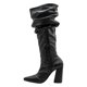 thumbnail image 3 of Botas altas HELLA en Piel vegana – Negro, 3 of 3