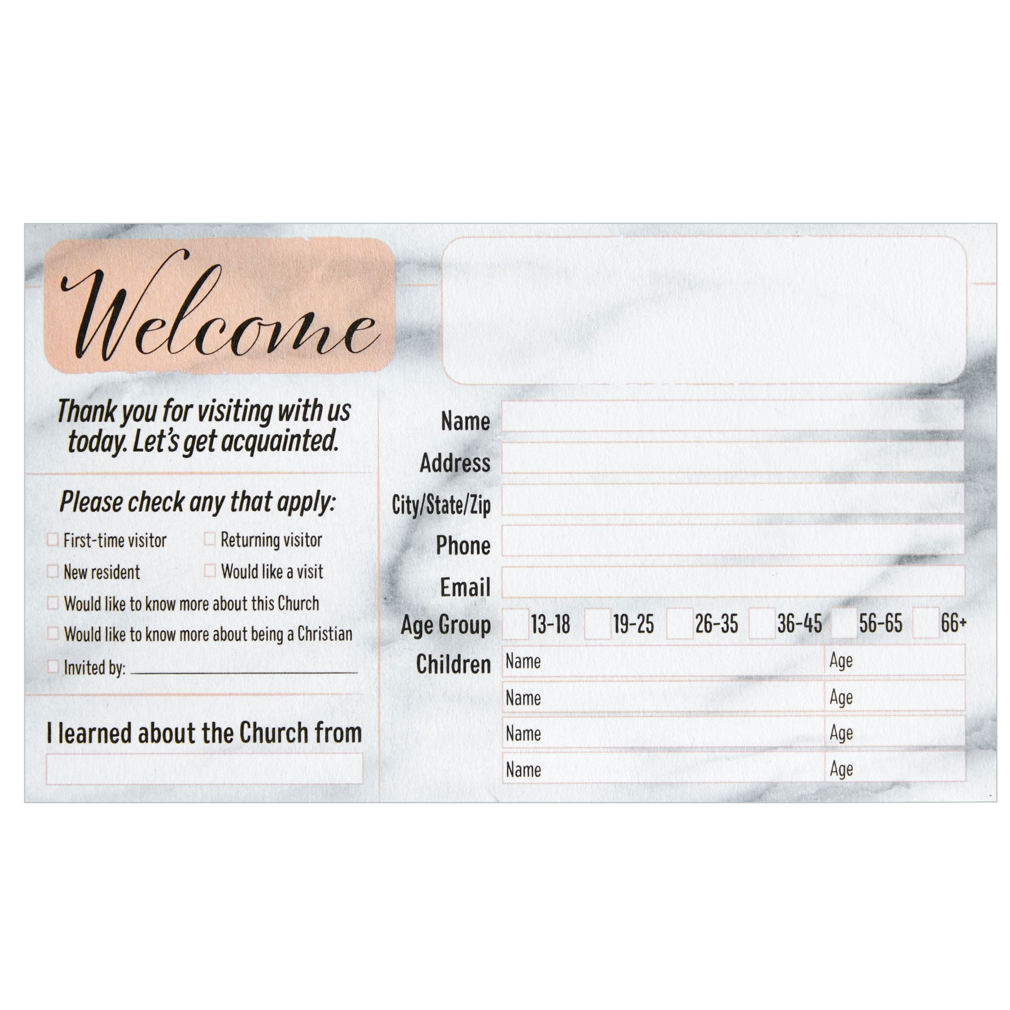 CHENGU 180 Pack Church Visitor Cards 3 x 5 Inch Church Welcome Cards Prayer  Cards Decorative Eucalyptus Prayer Request Cards Prayer Request Note Cards