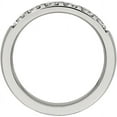 thumbnail image 2 of Stainless Steel Polished CZ 4.00mm Band, 2 of 9