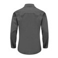 thumbnail image 4 of JWZUY Men's Corduroy Shirts Jacket Cargo Pocket Casual Long Sleeve Casual Button Down Shirts Solid Turndown Collar Lapel Shirts Gray S, 4 of 8