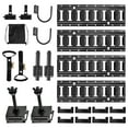 thumbnail image 1 of KFFKFF Kit de Fixation pour Rail E-Track, 4 Pack 1,3 Pi Rails E-Track, 2 Crochets en Forme de U, 2 Porte-Outils, 2 Supports d'Étagère pour Rail, 2 Porte-Pneus, 1 of 9