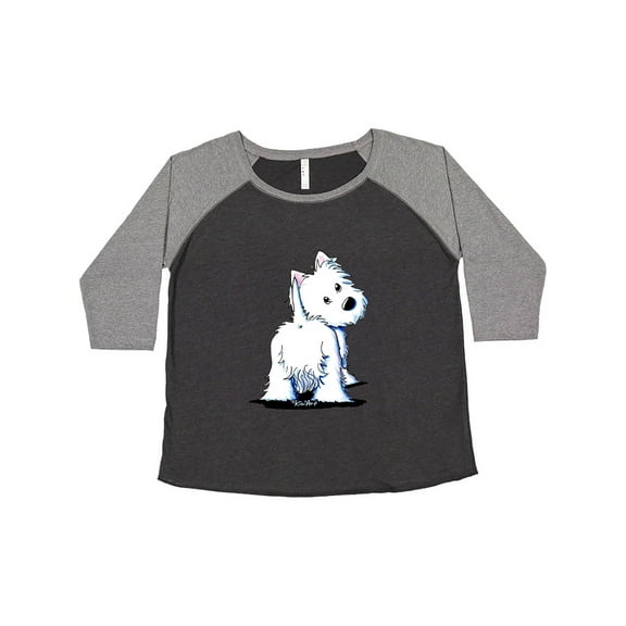 Inktastic Fluffybutt Westie Women's Plus Size T-Shirt