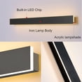 thumbnail image 5 of Aplique de pared de cobre cepillado dorado, lámpara LED de atenuación interior, materiales de alta calidad, LED de 15 W de bajo consumo equivalente a 75 W, luminarias modernas fáciles de instalar, 5 of 5