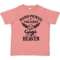 thumbnail image 3 of Inktastic Handpicked for Earth By My Gigi in Heaven with Angel Wings Boys or Girls Toddler T-Shirt, 3 of 5