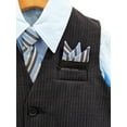 thumbnail image 5 of B-One Kids Boys' Formal Vest Suit Set, 4 Piece, Sizes 2T-14, 5 of 6