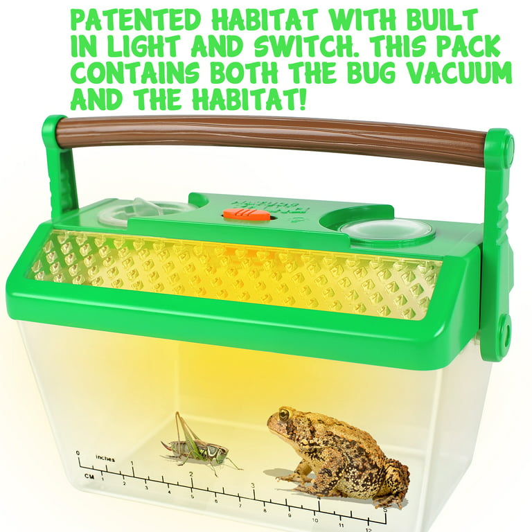 Nature Bound Toys Bugs & Critters - Juego en caja con figuras de insectos y  animales de juguete (10 piezas), tamaño grande