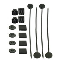 Derale Push Through Radiator Style Black Electric Fan Mount Kit 4 pc P/N 16744