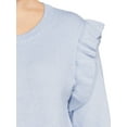 thumbnail image 4 of Heart N' Crush Women's Plus Size Ruffle Sleeve Sweater, 4 of 5