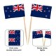 thumbnail image 3 of Palillos de dientes AhfuLife, bandera de Nueva Zelanda, 100 unidades, para la Copa del Mundo, 3 of 7