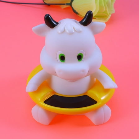 LULULION White Floating Tub Thermometer with Bath Thermometer Feature for Indoor Spa and Hot Tub Use