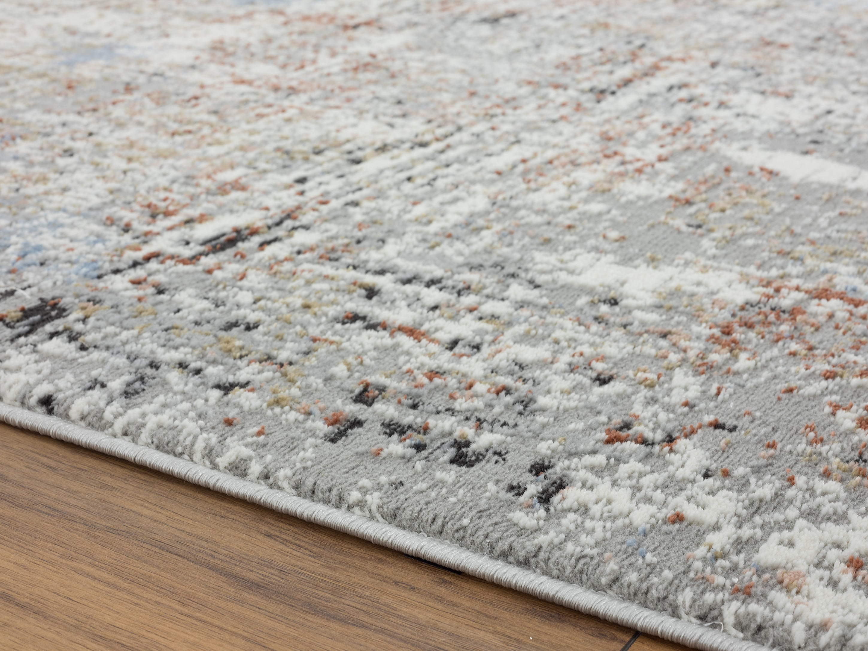 United Weavers Hyperion Telesto Transitional Abstract Runner Rug, Crimson, 2'7" x 7'4"