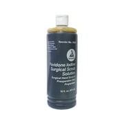 4 Pack Dynarex Povidone Iodine Surgical Scrub Solution, 16oz Each