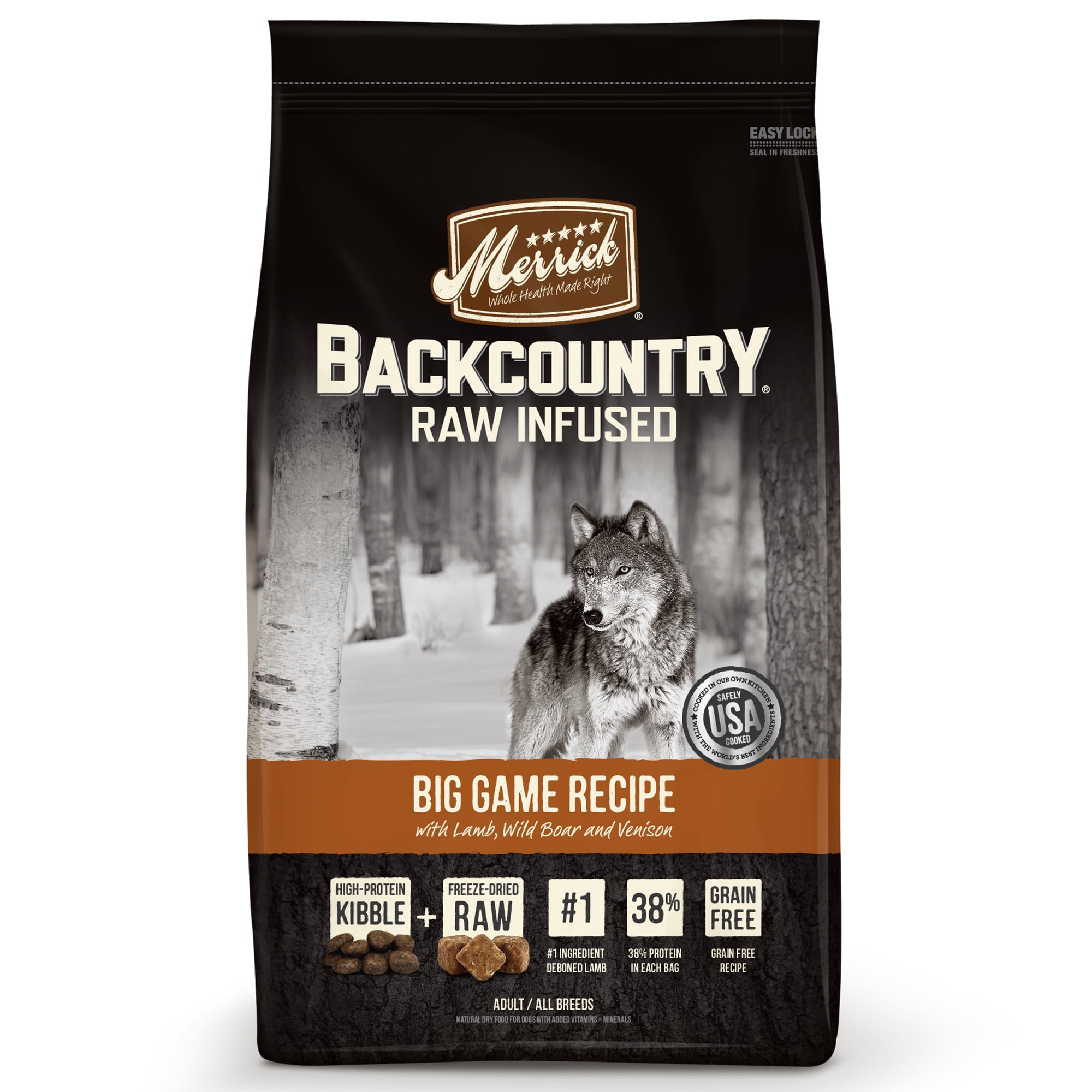 Merrick Backcountry Grain-Free Raw Infused Big Game Recipe ...