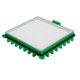 thumbnail image 4 of Manicure Vacuum Cleaner Filter Replacement Plastic Particle Capture Home Use Light Green 17.00X15.20X1.80CM 1Pcs, 4 of 5