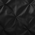 thumbnail image 5 of Madison Park Black Shower Curtain, Faux Satin Bath Curtain with 12 Button Holes, Lightweight Bathroom Curtain Decor, 72” x 72” Shower Curtain, Black, 5 of 5