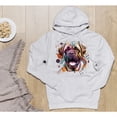 thumbnail image 5 of Mastiff Portrait Watercolor Vintage Retro Styles Hoodie Unisex Merch Hoodies Mastiffs Dog Lover Gifts Idea - 00001, 5 of 6