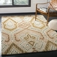 thumbnail image 2 of SAFAVIEH Wyndham Donella Abstract Wool Area Rug, Brown/Ivory, 2'6" x 4', 2 of 8