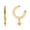 Yellow, variant on 925 Sterling Silver White Lab Grown Diamond Round Huggie Clip On Ear Cuff Earrings Non-Piercing With Dangle Star Charm Fine Jewelry for Women (10MM=0.40 inch Diameter)