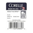 thumbnail image 4 of Corelle Winter Frost White, Round Lunch Plate, 8.5", 4 of 5