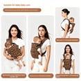 thumbnail image 2 of Baby Carrier Infant Carrier Ergonomic Baby Carrier Backpack,Breathable Front Back Carrying Wrap Seat for Newborn Toddlers up to 33 lbs, 2 of 8