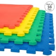 thumbnail image 3 of Baldosas de espuma Stalwart, paquete de 16 unidades, 64 m², entrelazadas, multicolores, 3 of 8