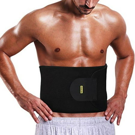 yosoo waist trimmer belt - neoprene waist sweat band for slimmer water weight loss mobile sauna tummy tuck belts