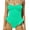 Green, variant on Sngxgn Women's Swimsuit Bathing Suit V Neck Ruffled Swimwear Adjustable Straps(Orange,S)