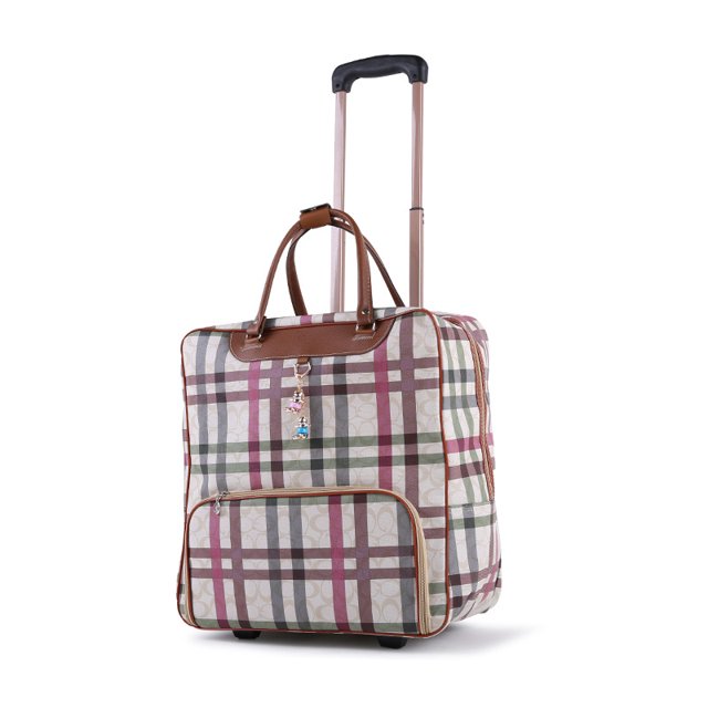 Maleta de viaje con ruedas para mujer, Maleta de viaje con ruedas