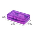 thumbnail image 3 of Large Capacity Plastic Pencil Box, Translucent Pencil Case with Snap-Tight Lid for Classroom Office Supplies, 1-Pack, 3 of 9