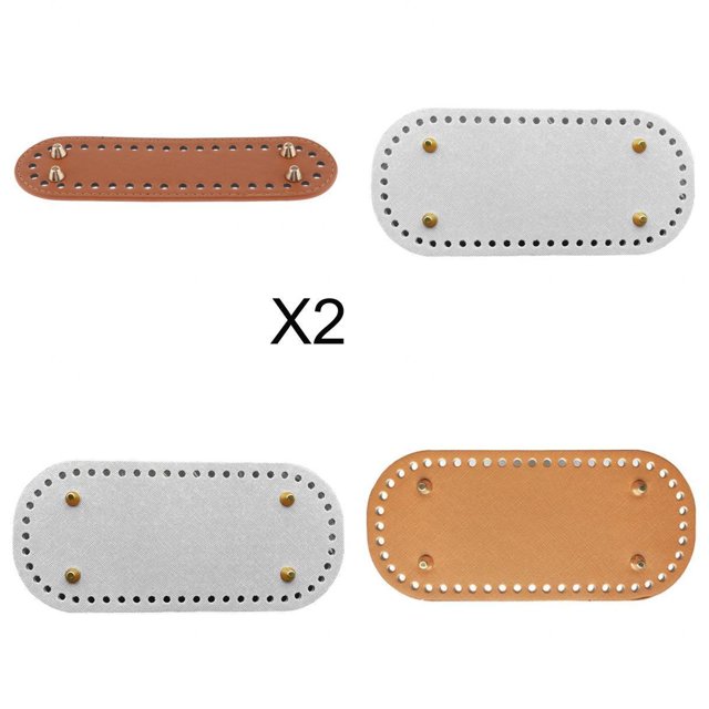 Bolso de hombro tejido a mano, 5 uds., almohadilla inferior para uñas, bolsa tejida, alfombrilla, inserto de cojín, Base, monedero, accesorios para hacer bolsos marrón gris oscuro Hugo Inserción inferior del totalizador