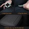 thumbnail image 2 of Cojín Para Asiento De Coche Cojín universal para silla de automóvil, protector antideslizante para asiento de automóvil (negro), 2 of 7