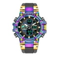 thumbnail image 2 of Explojoy Men's Colorful Digital Watch – Waterproof, Alloy Case, Multifunctional Sport Design, 2 of 9