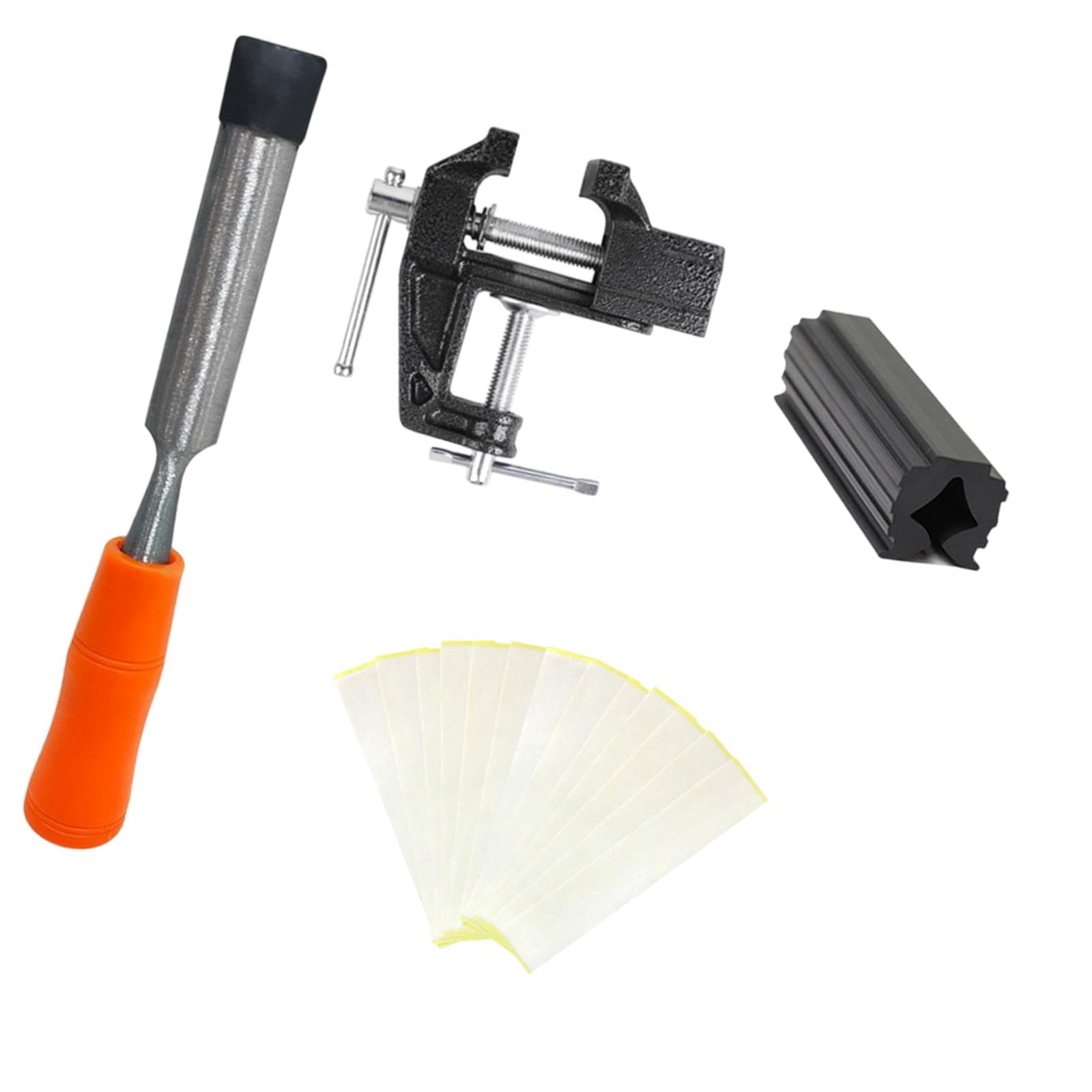 harayaa Golf Club Grip Vise Clamp Kit Gifts for Golf Enthusiast Replacement Professional Orange Remover