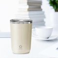 thumbnail image 3 of Tasse à café magnétique automatique de 350 ml, lavable, avec revêtement intérieur en acier inoxydable pour le lait, 3 of 4