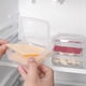 thumbnail image 5 of Dispensador de queso para frigorífico, cajón hermético para frutas, bloque de mantequilla, almacenamiento de cebollas, ajo y condimentos., 5 of 7