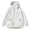 White, variant on Men's Loose Fit Hooded Cargo Jacket, Multi Pocket Outdoor Mountain Parka, Windproof Casual Utility Outerwear for Hiking Streetwear White S